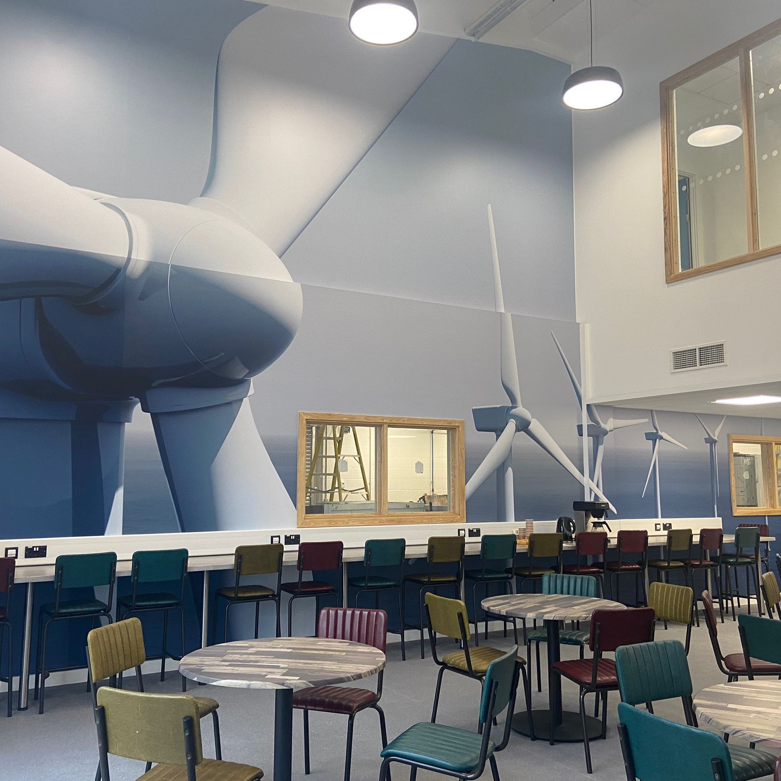 Callywith college wall sign